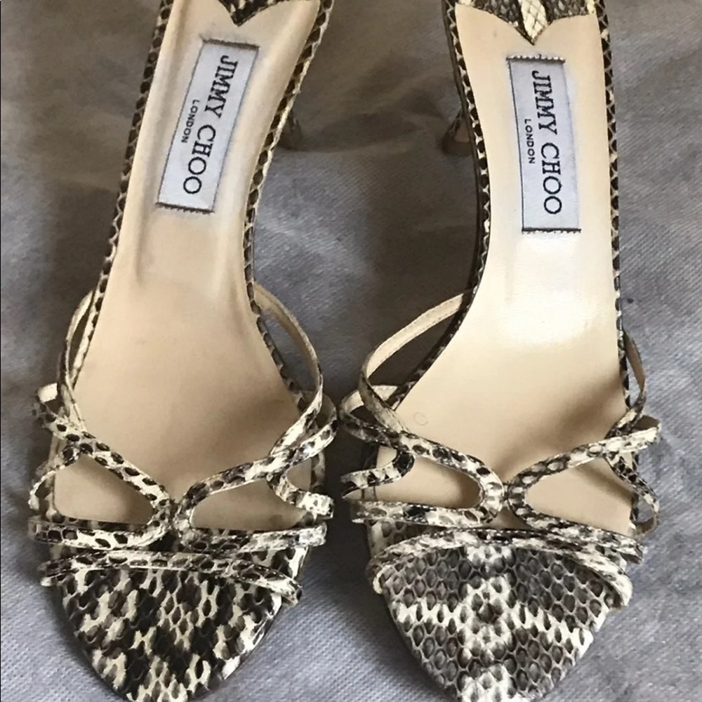 ★Jimmy Choo snake leather sandals ★